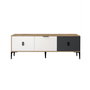Hanah Home Neva 3801 Soporte para TV Roble, Blanco y Antracita